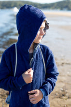 Load image into Gallery viewer, Navy Blue All-in-one Towel Suits